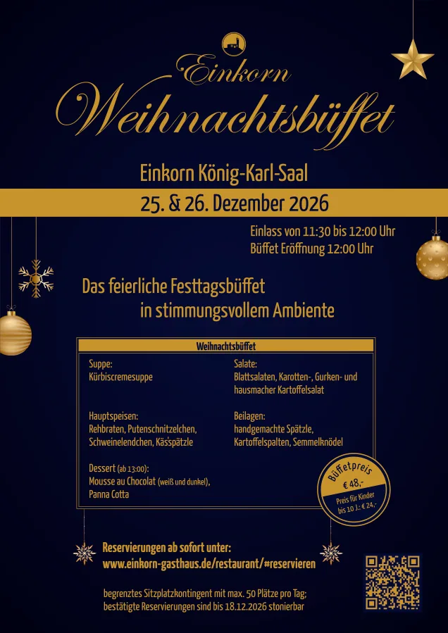 Unser Weihnachtsbuffet